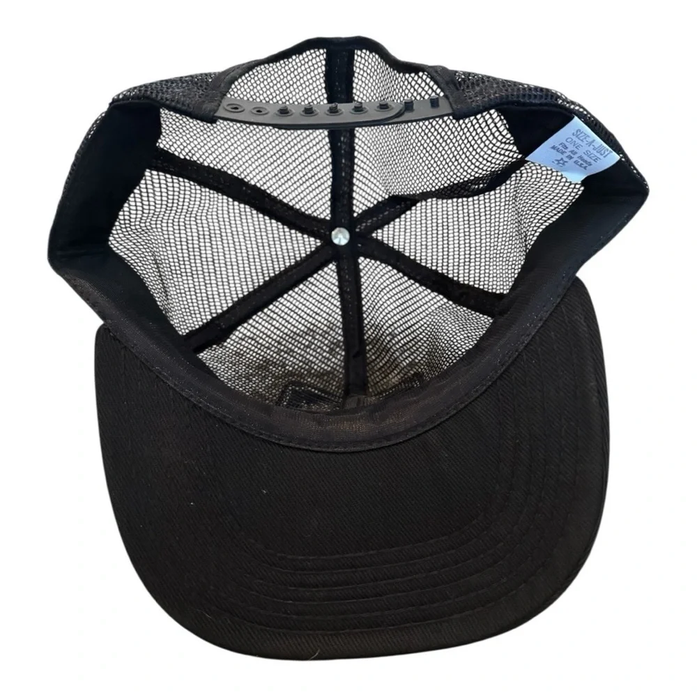 Jack Daniel's Lynchburg Lemonade Patch Black Mesh SnapBack Trucker Hat